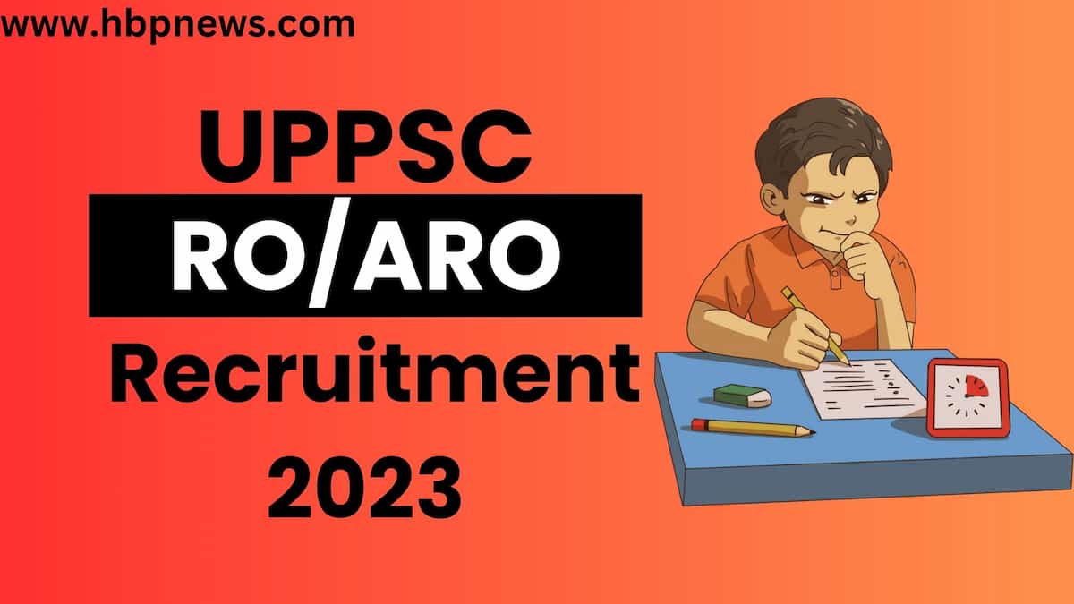 UPPSC RO/ARO Recruitment 2023