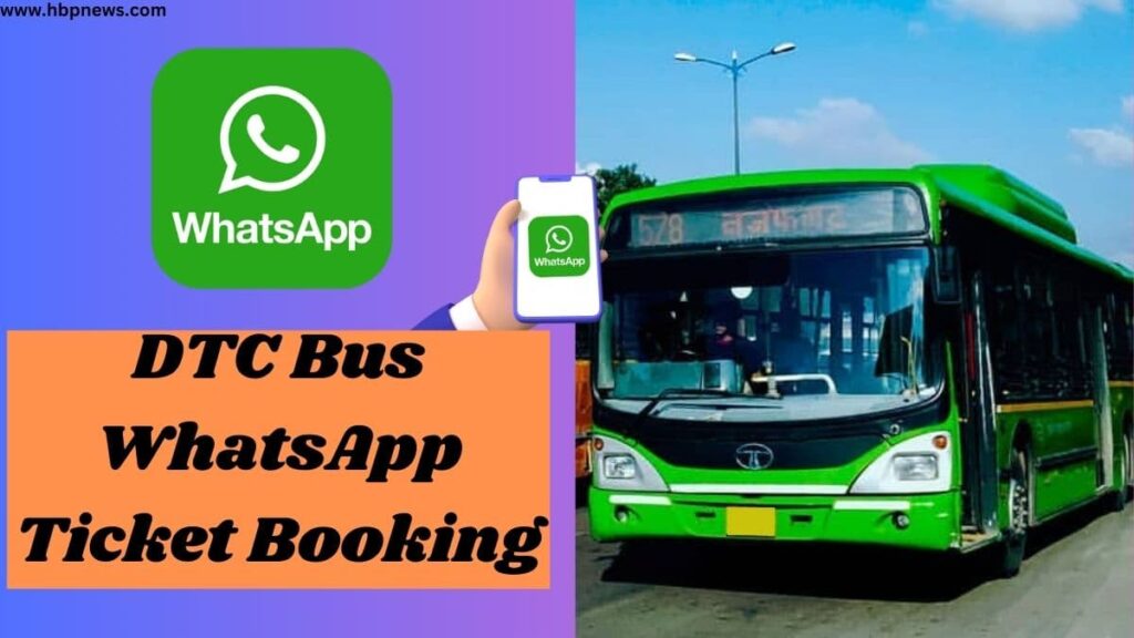 DTC bus WhatsApp ticket booking